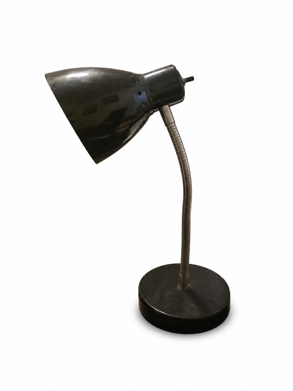 Adjustable Black Gooseneck Desk Lamp - Flexible Task Lighting